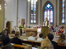 Festgottesdienst zum 50jahrigen Priesterjubiläum von Stadtpfarrer i.R. Geistlichen Rat Ulrich Trzeciok (Foto: Karl-Franz Thiede)